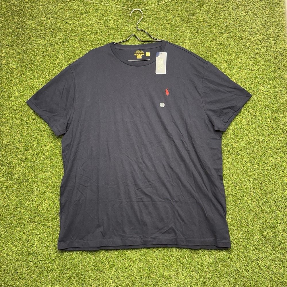 Polo Ralph Lauren Core Replen Shirt Mens 2XL Short Sleeve Top Navy Blue NWT